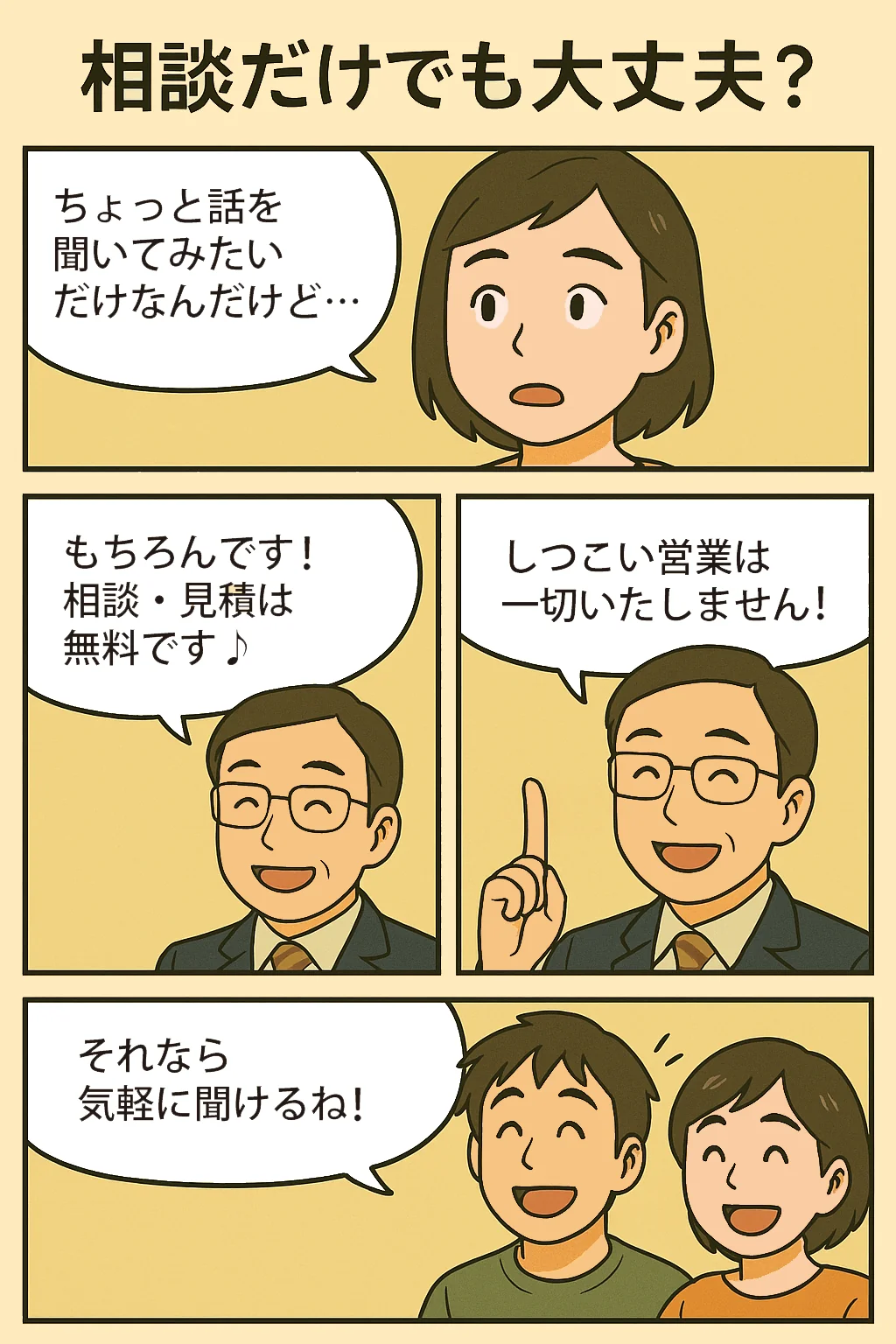 Q5.相談だけでも大丈夫？