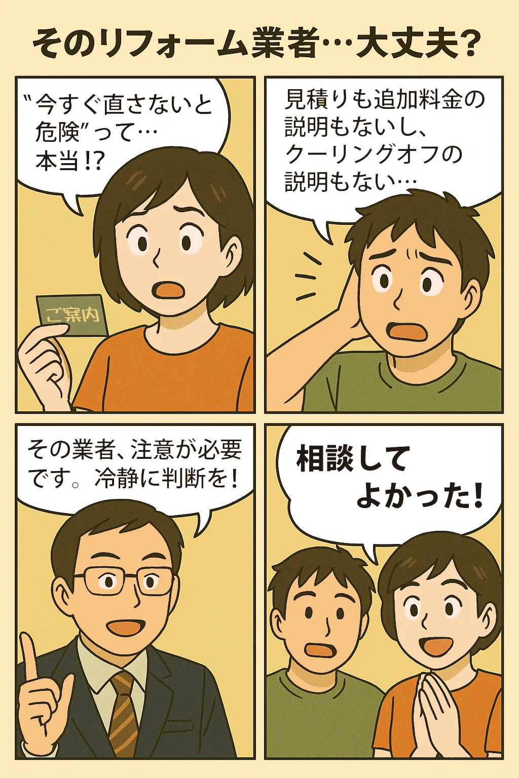 Q8.そのリフォーム業者…大丈夫？