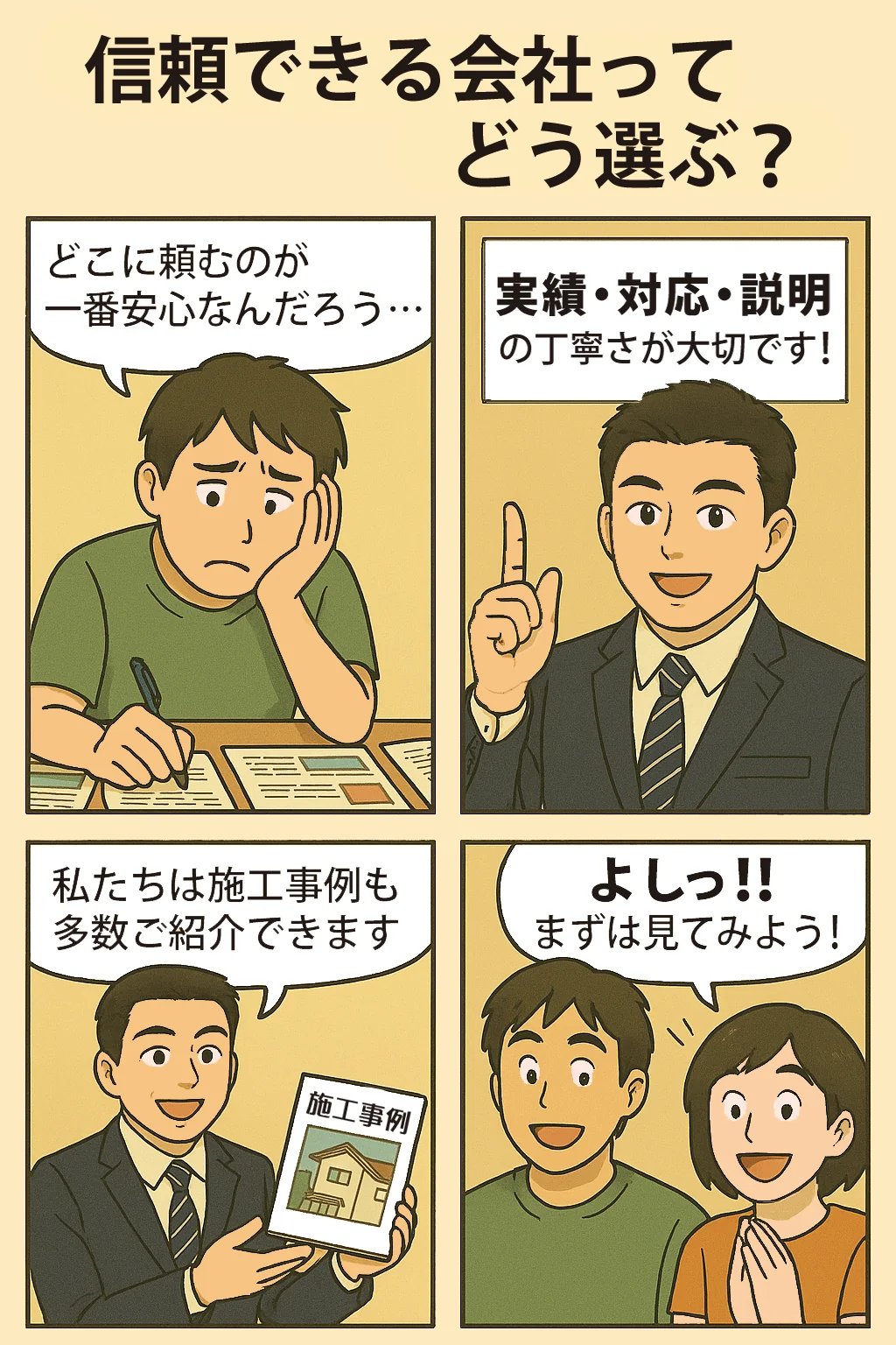 Q9.信頼できる会社ってどう選ぶ？