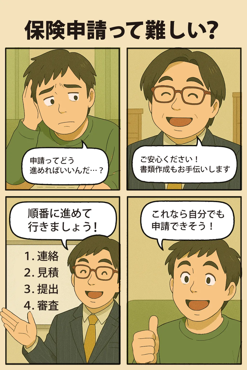 Q21.保険申請って難しい？