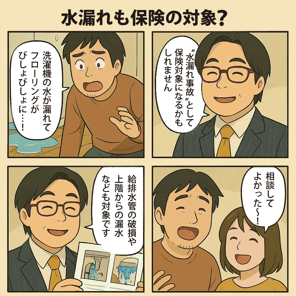 Q22.水漏れも保険の対象？